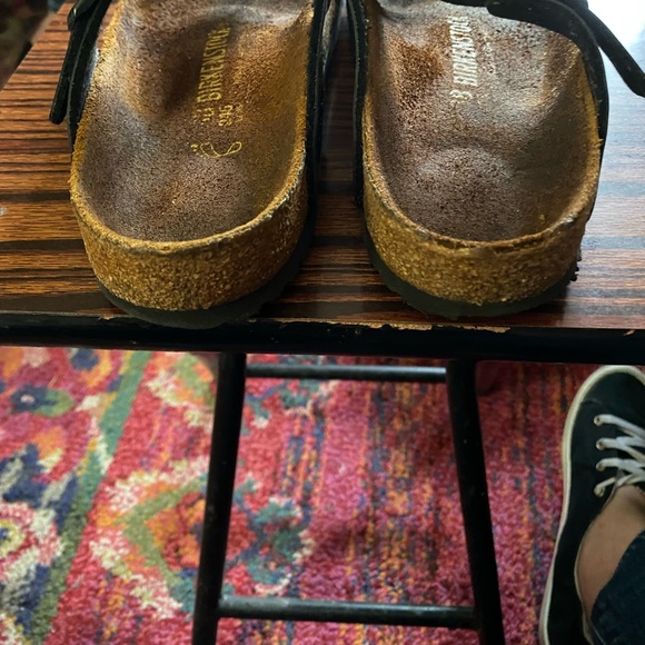 Birkenstock size (38) Gizah black patent sandals - Picture 5 of 6